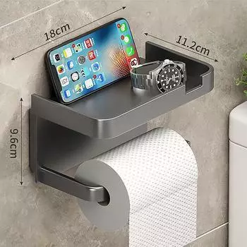 Пластиковый держатель для туалетной бумаги. Стеллаж для хранения полотенец в ванной. Размещение бутылок с приправами. Рулон бумаги для хранения телефона на стене в ванной комнате.