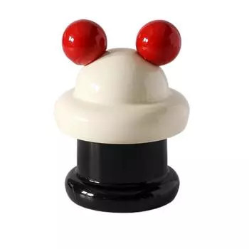 Пластиковый держатель для зубочисток, банка для снятия макияжа с лицом клоуна, коробка для хранения зубочисток White Hat