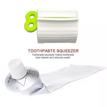 Пластиковый дозатор зубной пасты, многофункциональный портативный роликовый пресс для зубной пасты, ручные пресс-инструменты для косметики и краски для волос красный