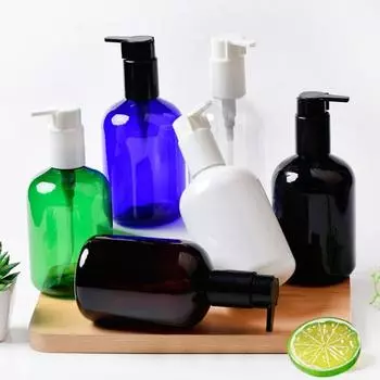 Пластиковый флакон с дезинфицирующим средством для рук 300 мл, аксессуар для путешествий зелёный