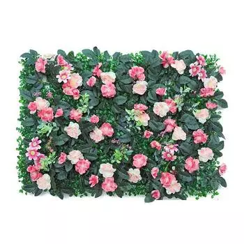 Пластиковый газонный завод для украшения стены дома с искусственной зеленой травой