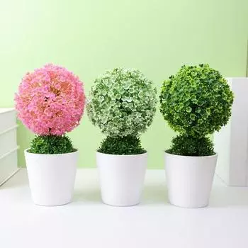 Пластиковый имитационный бонсай, энергичный модный искусственный мини-горшок для дерева