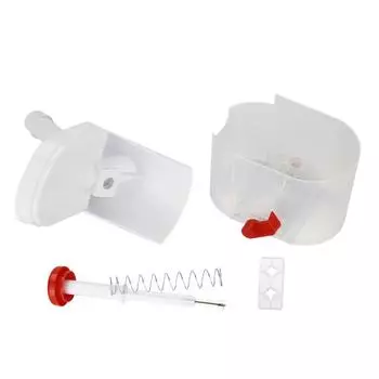 Пластиковый инструмент для удаления косточек из вишни и винограда с контейнером для дома и путешествий, гаджет для фруктов