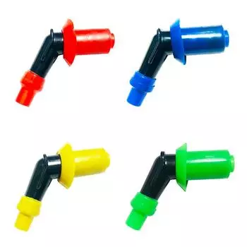 Пластиковый колпачок свечи зажигания для скутера, мотоцикла, квадроцикла, колпачок свечи для GY6 70 куб. см, 110 куб. см, 125 куб. см, 150 куб. см, багги, квадроцикла, мотоцикла, скутера, мопеда красный