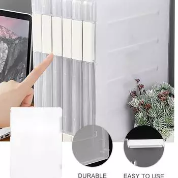 Пластиковый контейнер для хранения файлов формата А4, прозрачная коробка для сортировки документов, пыленепроницаемая коробка