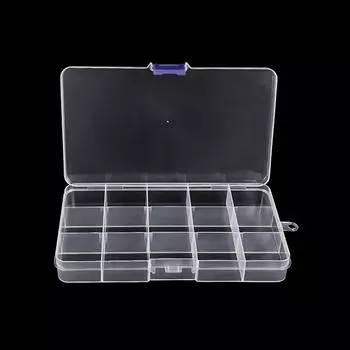 Пластиковый контейнер для хранения с 5 отделениями, ящик для рыбы, 5 шт. One Size