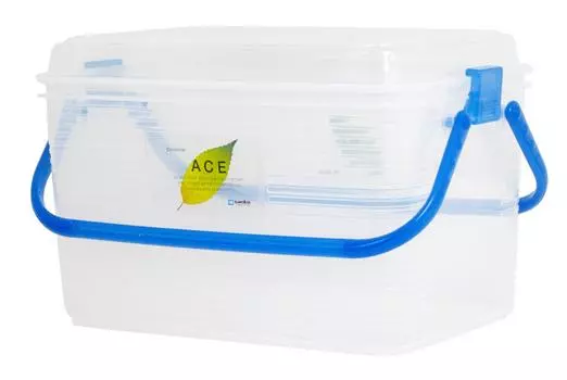 Пластиковый контейнер Sanko Ace M Ширина 40 x Глубина x Высота Синий 27,5 24,5 см синий