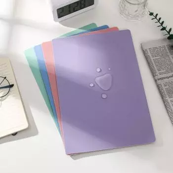 Пластиковый коврик для письма Водонепроницаемый коврик для шитья и резки Коврики для школьников, сделанные своими руками, для сдачи экзамена A3 белый