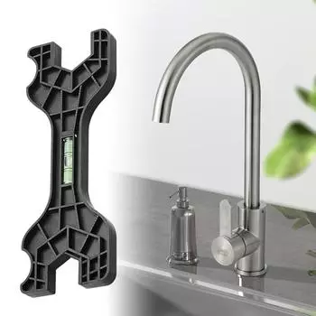 Пластиковый кран гаечный ключ с пузырьковым уровнем кран монтажный ключ многофункциональный ремонт сантехника инструменты для водопровода/крана