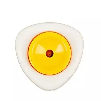 Пластиковый креативный пирсинг для яиц с замком, пирсинг для пасхальных яиц, безопасность и легкость изготовления, DIY Maker, разделители яиц, инструмент для яиц жёлтый