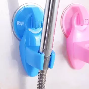 Пластиковый крепкий присоска для ванной комнаты, настенный кронштейн для насадки для душа, держатель, сиденье белый