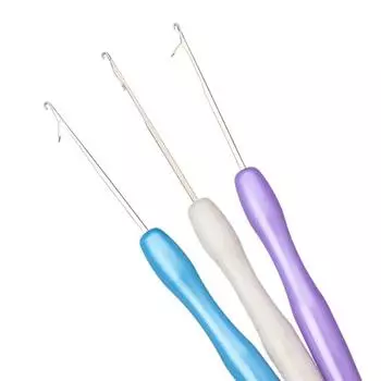 Пластиковый крючок Иглы Металлический микро крючок Швейные инструменты Крючок для вязания своими руками зелёный