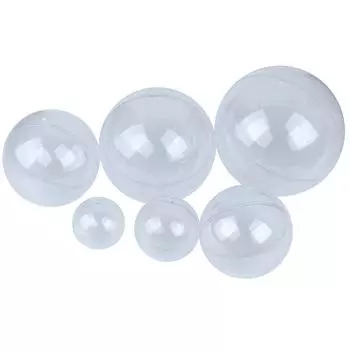 Пластиковый круглый шар, Рождественская прозрачная безделушка, украшение, подарок, рождественская елка, новинка 14cm