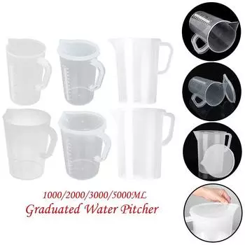 Пластиковый кувшин для воды для холодной воды, чая со льдом, вина, кофе, молока и сока, графин для напитков 1000ml without Lid прозрачный