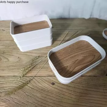 Пластиковый лоток из смолы, прямоугольный лоток для хранения, ящик для хранения вещей, белые штабелируемые лотки, органайзер для дисков, подносы для ключей и ювелирных изделий