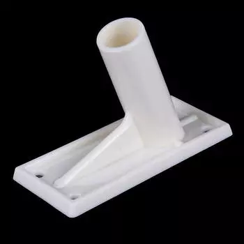 Пластиковый металлический держатель флагштока, наклонно вставленный в основание настенного флага, регулируемый угол для приклеивания оконного флага