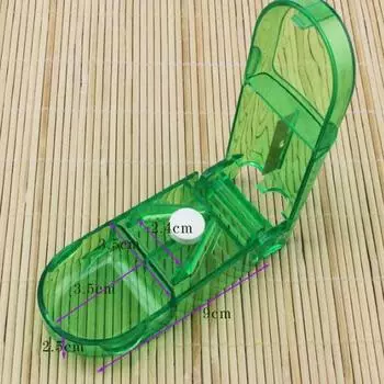 Пластиковый мини-диспенсер для хранения таблеток для мальчиков и девочек, 1 шт., НОВЫЙ, разделитель, удобная коробка, разделитель для лекарств синий