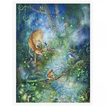 Пластиковый мини-пазл Pinto PO, Animal Paradiso (PO1200-H2284), 1200 деталей Пазл, Детские игры, Развивающие игрушки