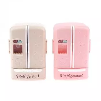 Пластиковый миниатюрный холодильник 1:12 имитация холодильника, модель ремесленной мебели, модель кукольного дома, аксессуары розовый