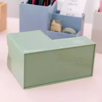 Пластиковый многофункциональный держатель для ручек, настольный органайзер, держатель для кистей для макияжа для девочек, настольная полка