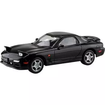 Пластиковый набор для сборки Aoshima Bunka Kyozaisha 1/32 Raku № 04-BB Infini FD3S RX-7 Brilliant Black, пластиковая модель с цветовой кодировкой