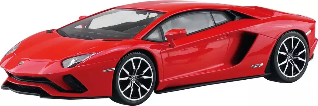 Пластиковый набор для сборки Aoshima Bunka Kyozaisha Raku Lamborghini Aventador S Pearl Red Пластиковая модель 1/32 № 07-PR с цветовой кодировкой (Машина)