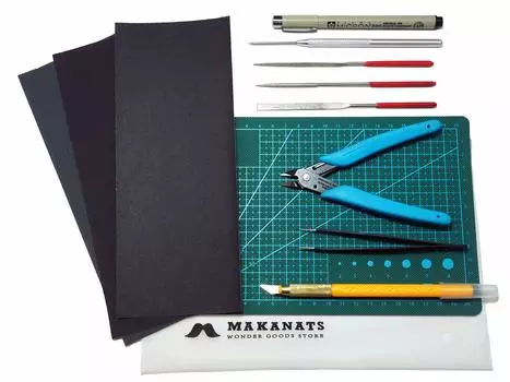 Пластиковый набор инструментов для моделирования MAKANATS, один, 13 предметов