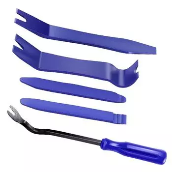 Пластиковый набор инструментов для разборки автомобиля, автомобильный радиоприемник, дверной зажим, панель, отделка, приборная панель, снятие аудиосистемы, монтажный комплект, инструмент для ремонта и переоборудования синий