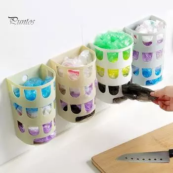 Пластиковый настенный контейнер для дома, ванной комнаты, кухни, ящик для хранения мусора серый/синий