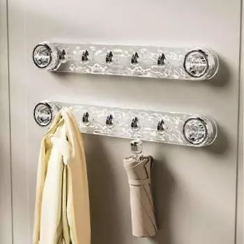 Пластиковый настенный крючок на присоске, вешалка без проколов, практичная вращающаяся присоска, крючок для ванной комнаты