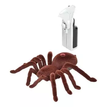 Пластиковый настоящий паук игрушка с дистанционным управлением пугает друзей в любом месте электрические детские игрушки трюковые игрушки