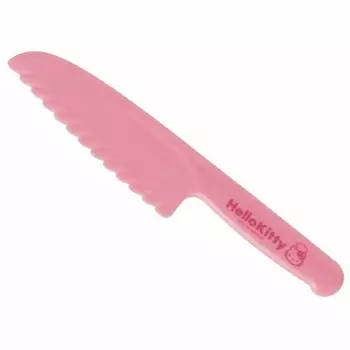 Пластиковый нож для детей Skater, длина безопасного ножа 23 см (Длина лезвия 12,8 см) Hello Kitty Sanrio Сделано в Японии HKP1