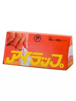 Пластиковый пакет Iwatani Material Eye Wrap Mini для приготовления пищи с клином 15 x 25 см 30 штук прозрачный