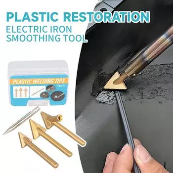Пластиковый паяльник с плоской головкой, сглаживающий треугольный медный инструмент с головкой One Size золотистый