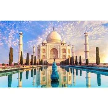 Пластиковый пазл Pintoo из 1000 деталей Mahal, сложный для сборки без щелчков [Taj (Индия)] (38X59см) Взрослые, шт., [H3769]