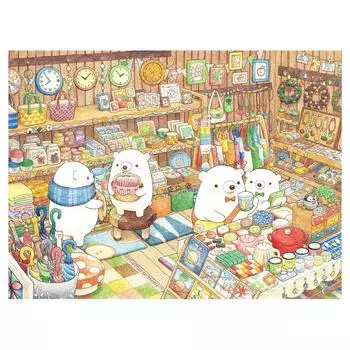Пластиковый пазл Pintoo из 1200 деталей, сложный для взрослых, без деталей, нажмите, чтобы собрать [Chippu_General Store] (45X59см) [H2206]