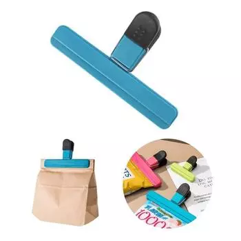 Пластиковый пищевой пакет-зажим для герметичной упаковки Свежие влагостойкие закуски Картофельные чипсы Почтовая открытка-зажим для герметичной упаковки Бытовые кухонные гаджеты Товары