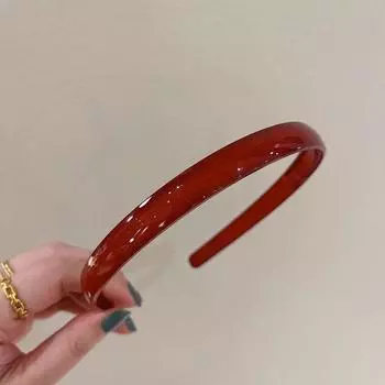 Пластиковый Полупрозрачный Обруч для Волос Спортивная Повязка на Голову Женская Повязка для Волос для Девочек Нескользящая Зубчатая Головная Повязка Аксессуары для Волос