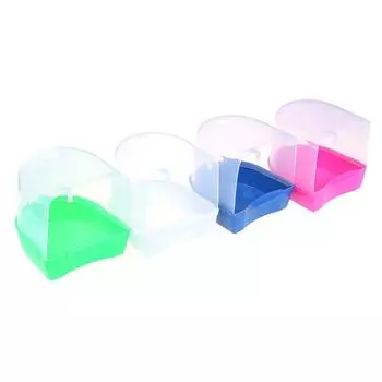 Пластиковый попугай для ванны с водяной баней для птиц для подвесной чаши для попугая белый