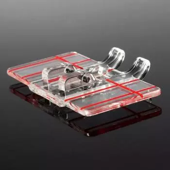 Пластиковый прозрачный инструмент для параллельной строчки, лапка-прижимная лапка, направляющая лапка, бытовые швейные машины, аксессуары для Brother/Singer/Janome