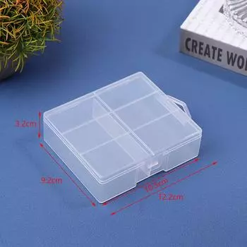 Пластиковый прозрачный контейнер-держатель для хранения батареек, органайзер-бокс для максимум 24 батареек AA AAA A1