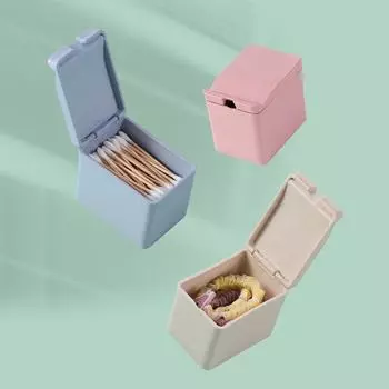 Пластиковый ящик для хранения баночек для ванной комнаты Органайзер для косметики Держатель для зубной нити Коробка для ватных палочек Аксессуары для волос Органайзер
