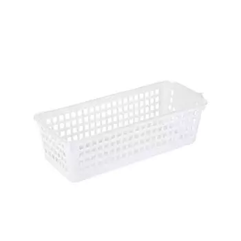 Пластиковый ящик для хранения большой емкости для удовлетворения бытовых нужд настольный выдолбленный ящик для хранения разное корзина для хранения small size