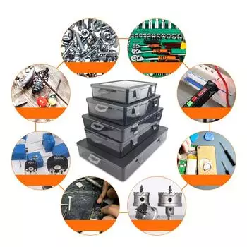 Пластиковый ящик для хранения косметических инструментов, ящик для хранения инструментов для макияжа, рыболовные снасти, коробка для аксессуаров, органайзер, винты для ювелирных изделий 18X