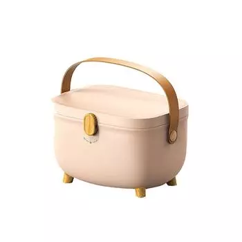 Пластиковый ящик для хранения лекарств, овальный, двухслойный, многосеточный, большой емкости, органайзер для медицинских коробок светло-зеленый