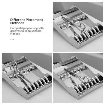 Пластиковый ящик для хранения ножниц, расческа, настольная сумка, вместительная стойка для хранения, парикмахерский органайзер, подставка, парикмахерские инструменты слоновая кость