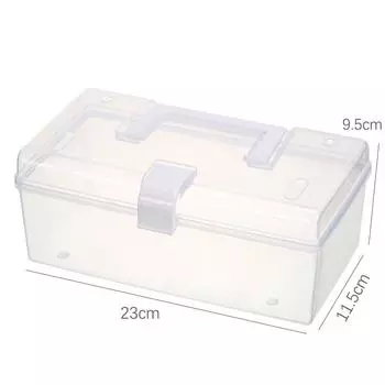 Пластиковый ящик для хранения, органайзер для медицинских принадлежностей, многофункциональный портативный шкаф для лекарств, семейный набор для экстренной помощи с ручкой A2