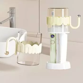 Пластиковый регулируемый держатель зубной щетки пылезащитная электрическая зубная щетка полка ванная комната