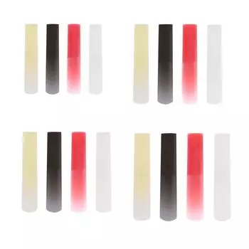 Пластиковый саксофон из смолы, трость для деревянных духовых инструментов, аксессуары A # S 01 белый