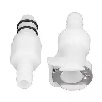 Пластиковый шланговый быстроразъемный соединитель 5/16 трубка с запорным клапаном пластиковый пищевой водопроводный трубный соединитель